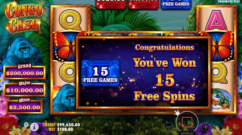 Congo Cash free spins